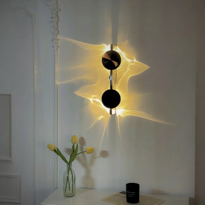 أبليك الحائط LED الفني ✨ سحر الأمواج المضيئة في منزلك