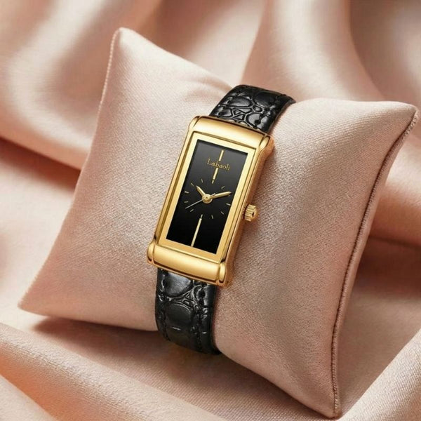 ساعة "إيليغانس" السوداء: بساطة تتحدث لغة الرقي ⌚🖤