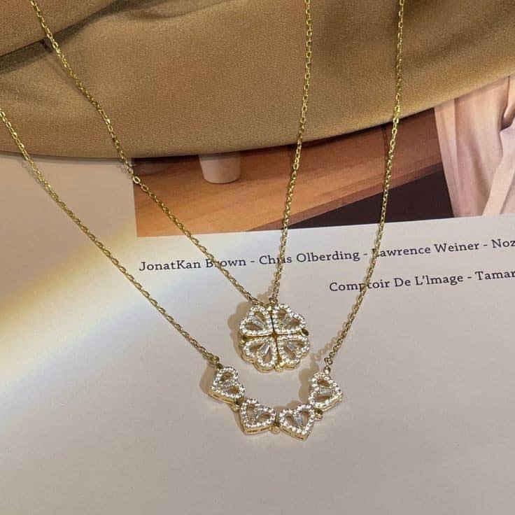 عقد السحر والأنوثة ✨ قطعة واحدة.. بإطلالتين