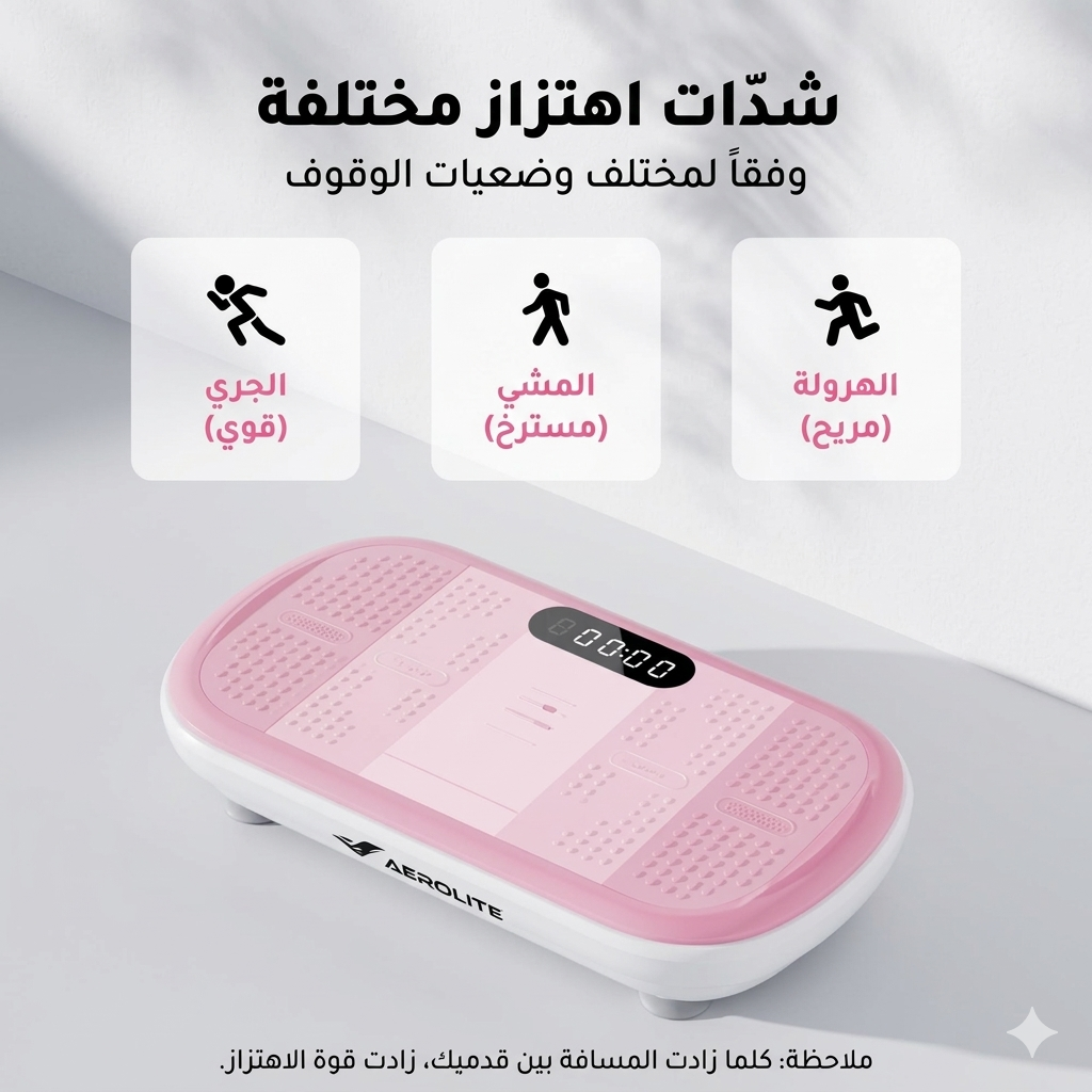منصة الرشاقة الاهتزازية ✨ سر الصحة والرشاقة في منزلكِ