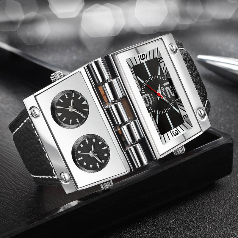 ساعة Oulm 9525: أيقونة التصميم الهندسي المبتكر ⌚🔥