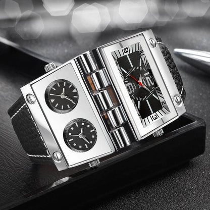 ساعة Oulm 9525: أيقونة التصميم الهندسي المبتكر ⌚🔥