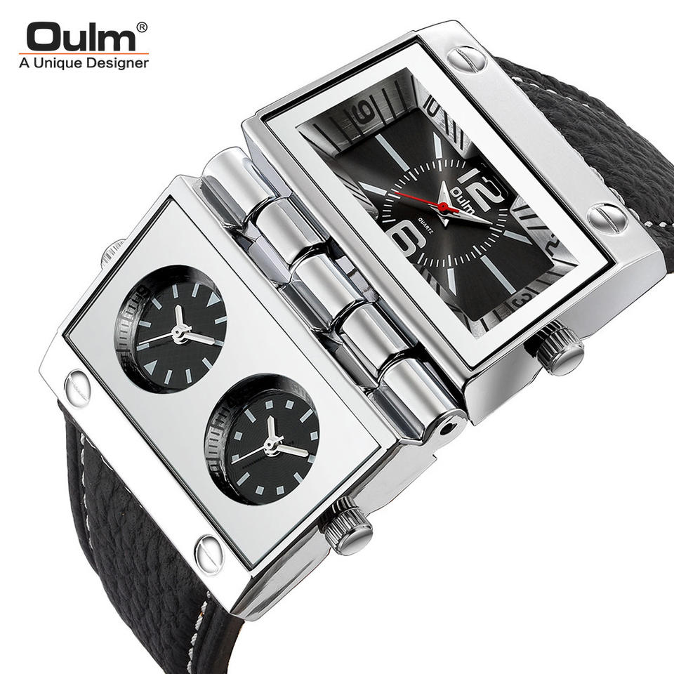 ساعة Oulm 9525: أيقونة التصميم الهندسي المبتكر ⌚🔥