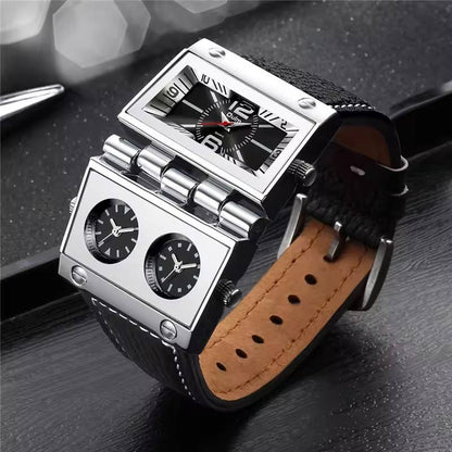 ساعة Oulm 9525: أيقونة التصميم الهندسي المبتكر ⌚🔥