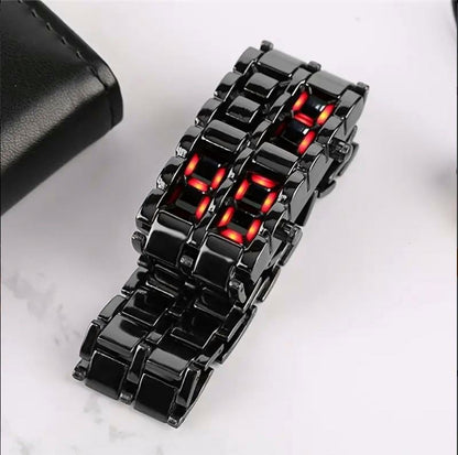 ساعة LED-BINARY المستقبلية ✨ اندماج التكنولوجيا والأناقة الجريئة