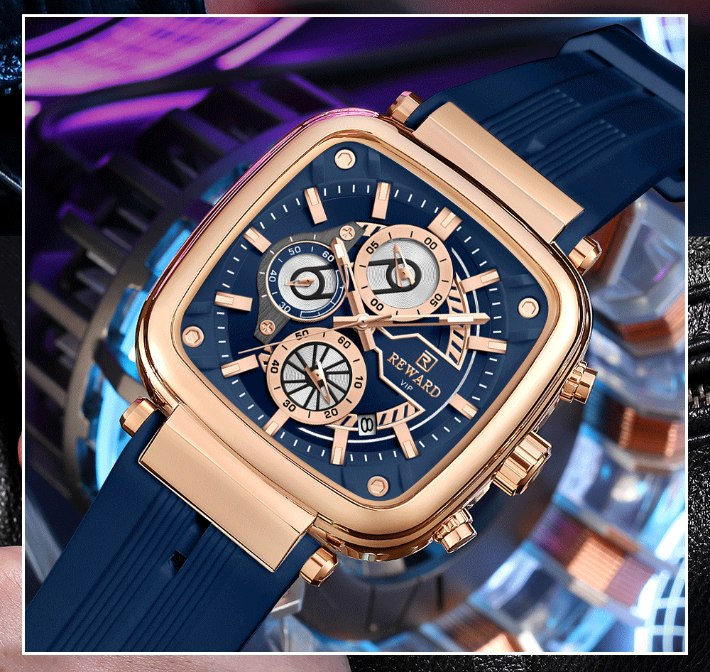 ساعة REWARD Chronograph ✨