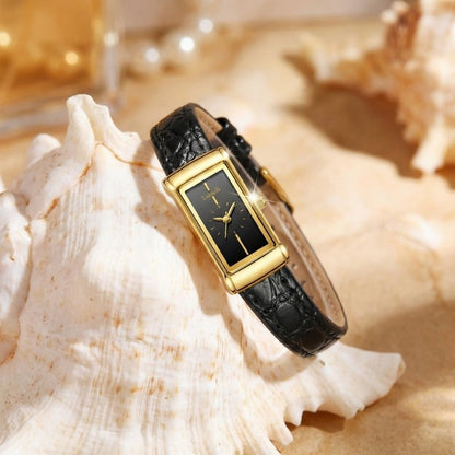 ساعة "إيليغانس" السوداء: بساطة تتحدث لغة الرقي ⌚🖤