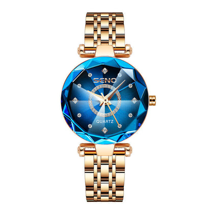 ساعة SENO Ocean Star ✨ فخامة المحيط وبريق الألماس